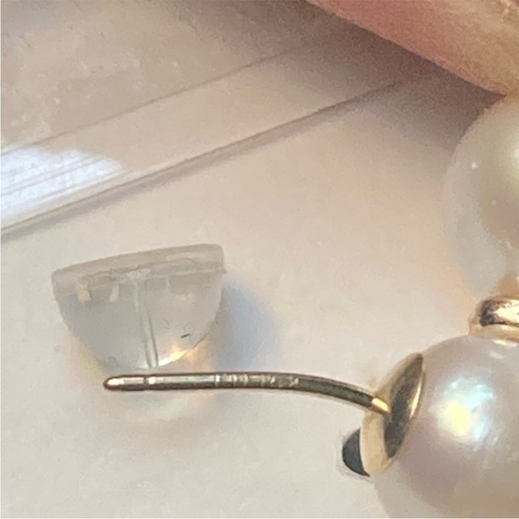 14ct.Gold Freshwater Pearl Earrings - Picture 5 of 17